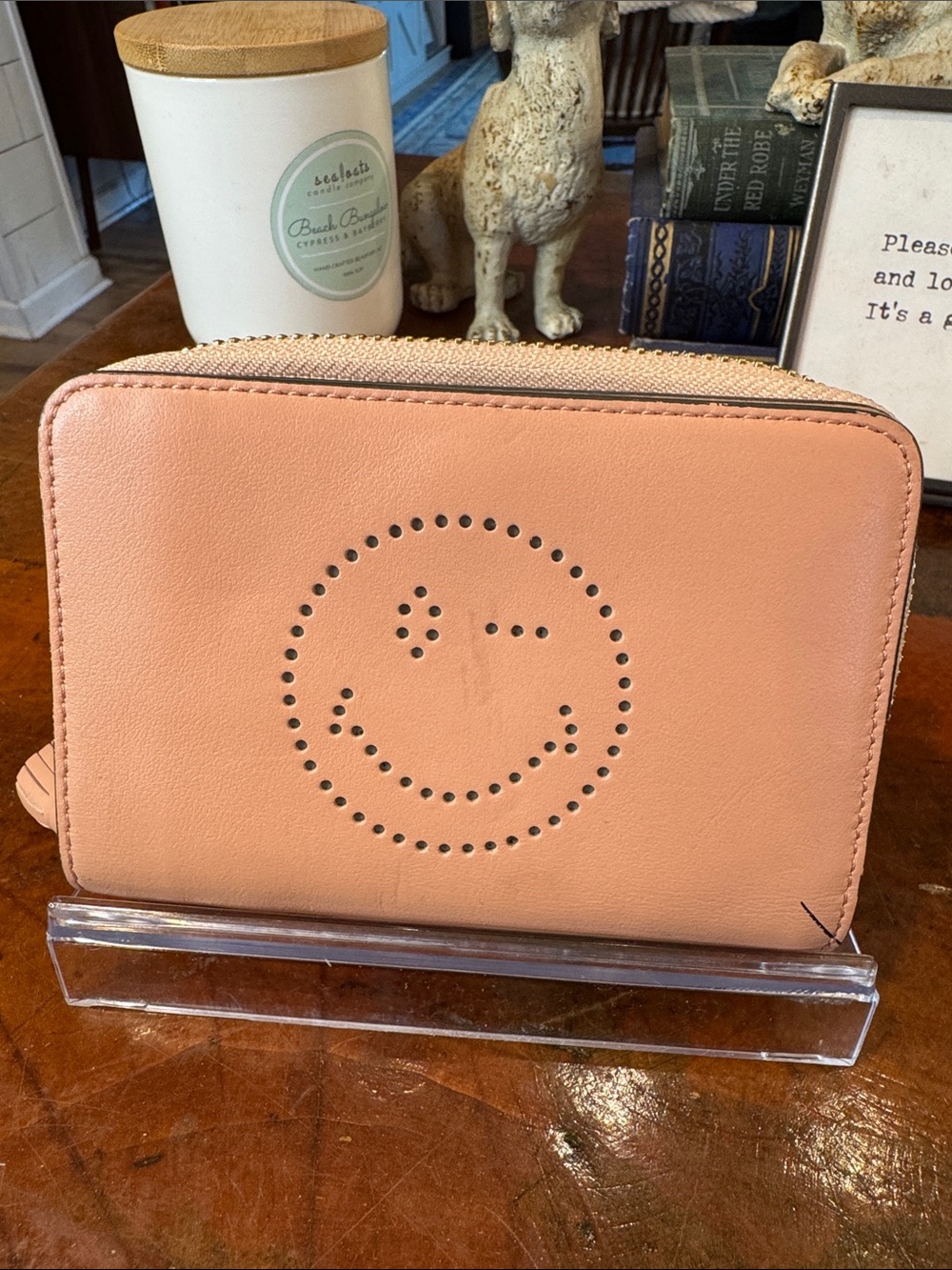 Anya Hindmarch Wink Zip Round Wallet